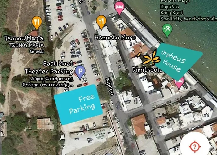 Orpheus House Beachfront 2br With Balcony & Sea View Walk To Old Town 公寓 *