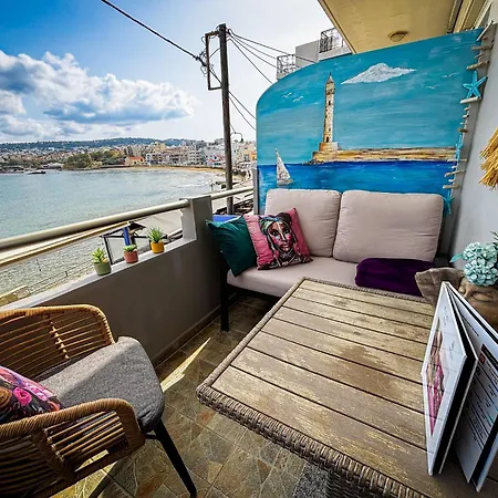 Orpheus House Beachfront 2br With Balcony & Sea View Walk To Old Town Апартаменти