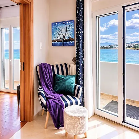 Orpheus House Beachfront 2br With Balcony & Sea View Walk To Old Town Апартаменти